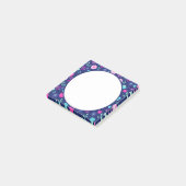 Post-it® Joli motif floral de fond (Incliné)