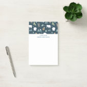 Post-it® Joli Noël Animaux d'hiver Motif rustique (Bureau)
