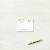 Post-it® Joli Nom Fleur (Sur un bureau)