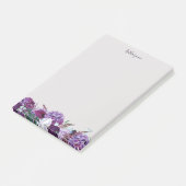 Post-it® Joli Nom Floral Violet (Incliné)