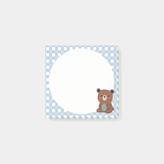 Post-it® Joli Ours Brown Teddy (Devant)