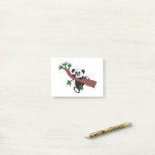 Post-it® Joli ours panda (Sur un bureau)