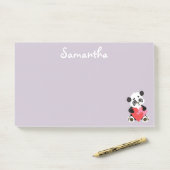Post-it® Joli Panda (Sur un bureau)
