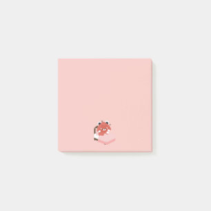 Post-it® Joli Panda roux fatigué
