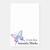 Post-it® Joli papillon céleste personnalisé (Devant)