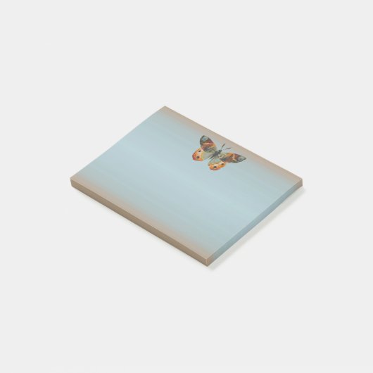 Post-it® Joli papillon monarque Couleurs d'automne (Incliné)