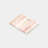 Post-it® Joli Peach rose Crème raypes (Incliné)