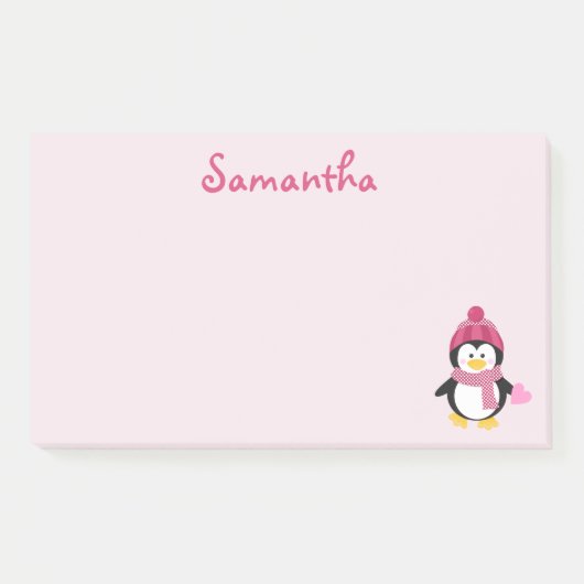 Post-it® Joli Penguin Love (Devant)