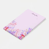 Post-it® Joli pensionnaire d'éclaboussure de confettis (Incliné)