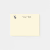 Post-it® Joli petit âne gris crème (Devant)