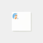 Post-it® Joli Petit Renard dormant sous parapluie (Devant)