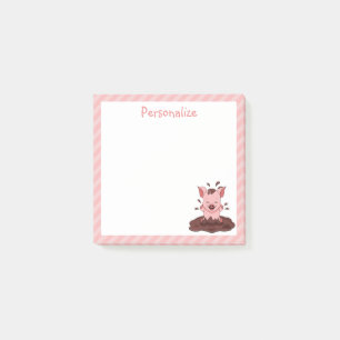 Post-it® Joli Porcelet Jouant Dans La Boue
