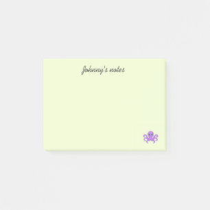 Post-it® Joli poulpe violet vert