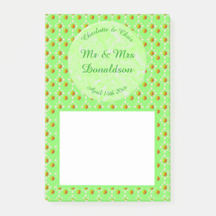 Post-it® Joli Printemps Mariage Pomme fleur et Pommes