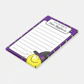 Post-it® Joli Purple Sunshine sorcière Halloween Enseignant (Incliné)