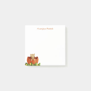 Post-it® Joli renard citrouille