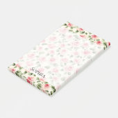Post-it® Joli rose Roses Floral (Incliné)