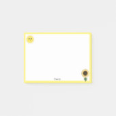 Post-it® Joli Soleil, Tournesol & Cadre Jaune (Devant)