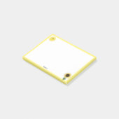 Post-it® Joli Soleil, Tournesol & Cadre Jaune (Incliné)