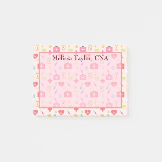 Post-it® Joli thème Médicale (Devant)