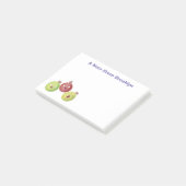 Post-it® Joli trio gooseberry chantant dessin animé (Incliné)