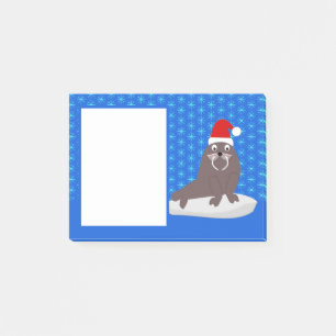 Post-it® Joli Walrus de Noël et Snowflakes