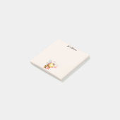 Post-it® Jolie abeille avec notes de cœur (Incliné)