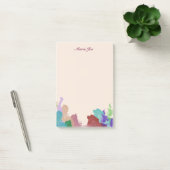 Post-it® Jolie Aquarelle Confetti Splatter Boarder (Bureau)