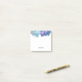 Post-it® jolie aquarelle design personnalisé post it note (Sur un bureau)