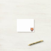 Post-it® Jolie aquarelle Fleur Fox (Sur un bureau)