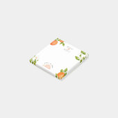 Post-it® Jolie aquarelle Orange Blossoms Citrus Mariage (Incliné)