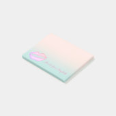 Post-it® Jolie belle élégante, Élégante, Lèvres (Incliné)