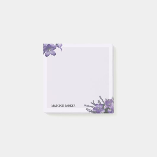 Post-it® Jolie Campanula violette (Devant)