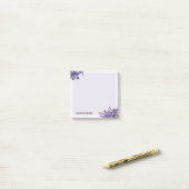 Post-it® Jolie Campanula violette (Sur un bureau)