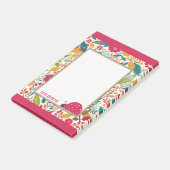 Post-it® Jolie coccinelle florale (Incliné)