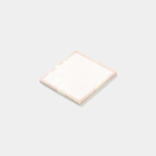 Post-it® Jolie élégante motif d'or rose (Incliné)