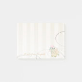 Post-it® Jolie fille élégante, bébé éléphant (Devant)