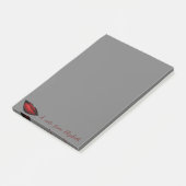 Post-it® Jolie fille élégante, Lèvres rouges (Incliné)