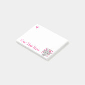 Post-it® Jolie fille éléphant bébé (Incliné)