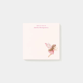 Post-it® Jolie fille fée en robe rose capricieuse