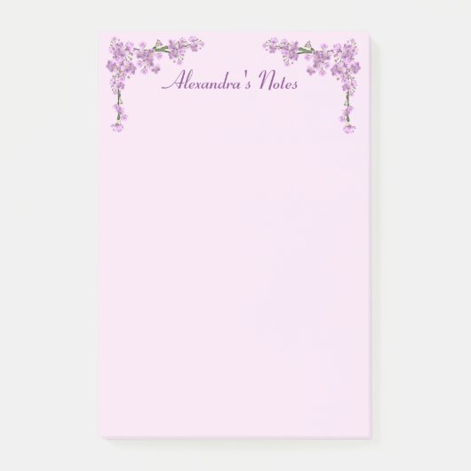 Post-it® Jolie floraison de cerisiers roses (Devant)