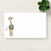 Post-it® Jolie Giraffe de Fêtes, Wreath Holly (Bureau)