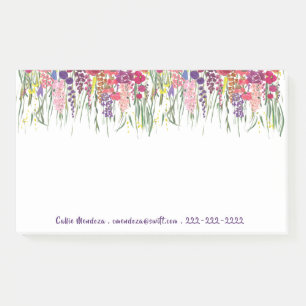 Post-it® Jolie illustration du jardin floral anglais
