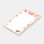 Post-it® Jolie illustration estivale Fruit de crème glacée (Incliné)