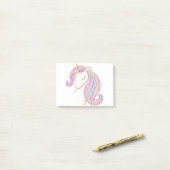 Post-it® Jolie licorne (Sur un bureau)