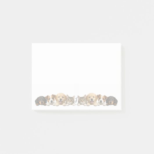 Post-it® Jolie ligne de chiens Notes (Devant)