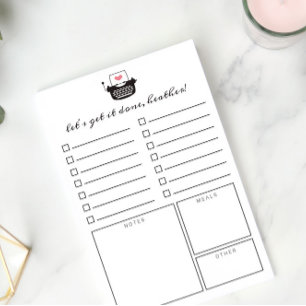 Post-it® Jolie machine à écrire tous les jours à faire Orga