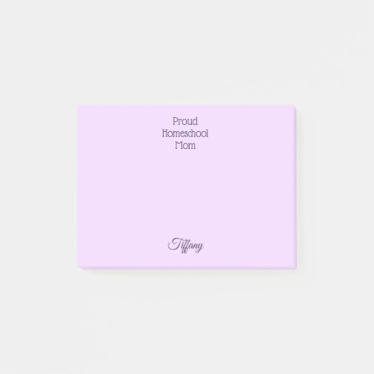 Post-it® Jolie maman de l'école familiale pourpre (Devant)