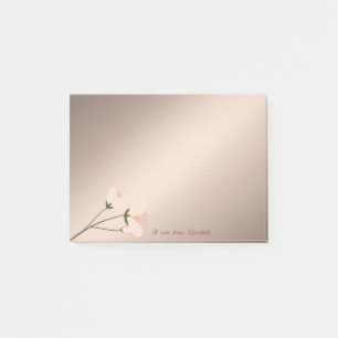 Post-it® Jolie Mignonne Élégante Fleur Élégante