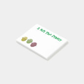 Post-it® Jolie olives joyeux chantant dessin animé (Incliné)